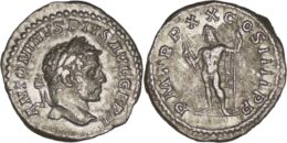 Roman Imperial. Caracalla (AD 198-217). AR Denarius. 217 AD