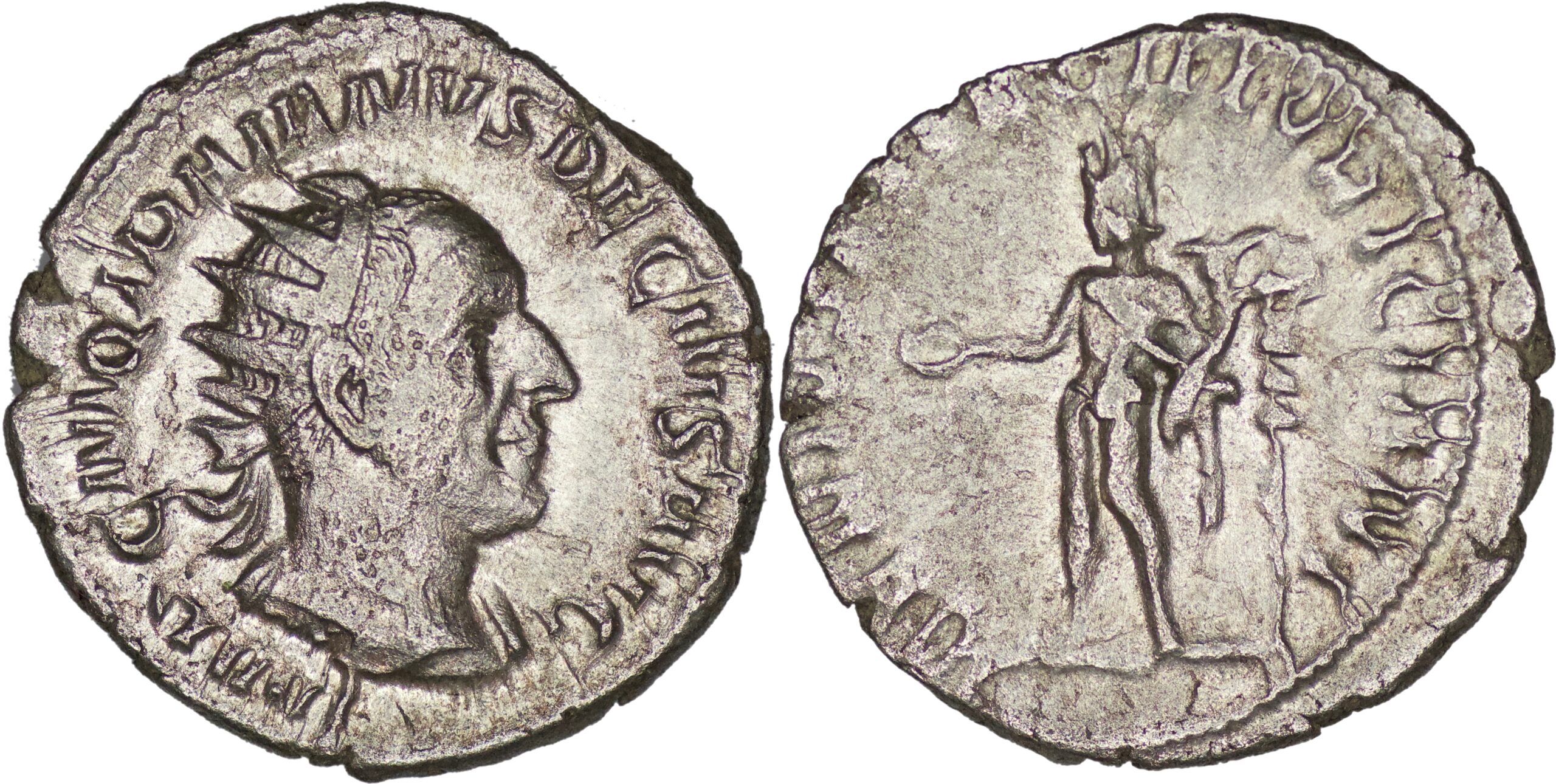 Roman Imperial. Trajan Decius (AD 249-251). AR Antoninianus. Rome
