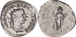 Roman Imperial. Trebonianus Gallus (AD 251-253). AR Antoninianus. Mediolanum