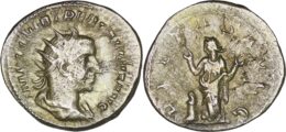 Roman Imperial. Trebonianus Gallus (AD 251-253). AR Antoninianus. Mediolanum