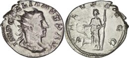 Roman Imperial. Trebonianus Gallus (AD 251-253). AR Antoninianus. Rome