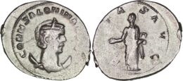 Roman Imperial. Salonina Augusta (AD 254-268). AR Antoninianus. Viminacium. 255-257 AD