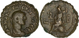 Roman Provincial. Numerian (AD 283-284). Æ Tetradrachm. Alexandria, Egypt. 283 AD