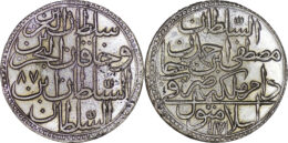 Ottoman Empire. Mustafa III (1757-1774). AR Zolota. Islambul (Istanbul). Year 1171, year 87
