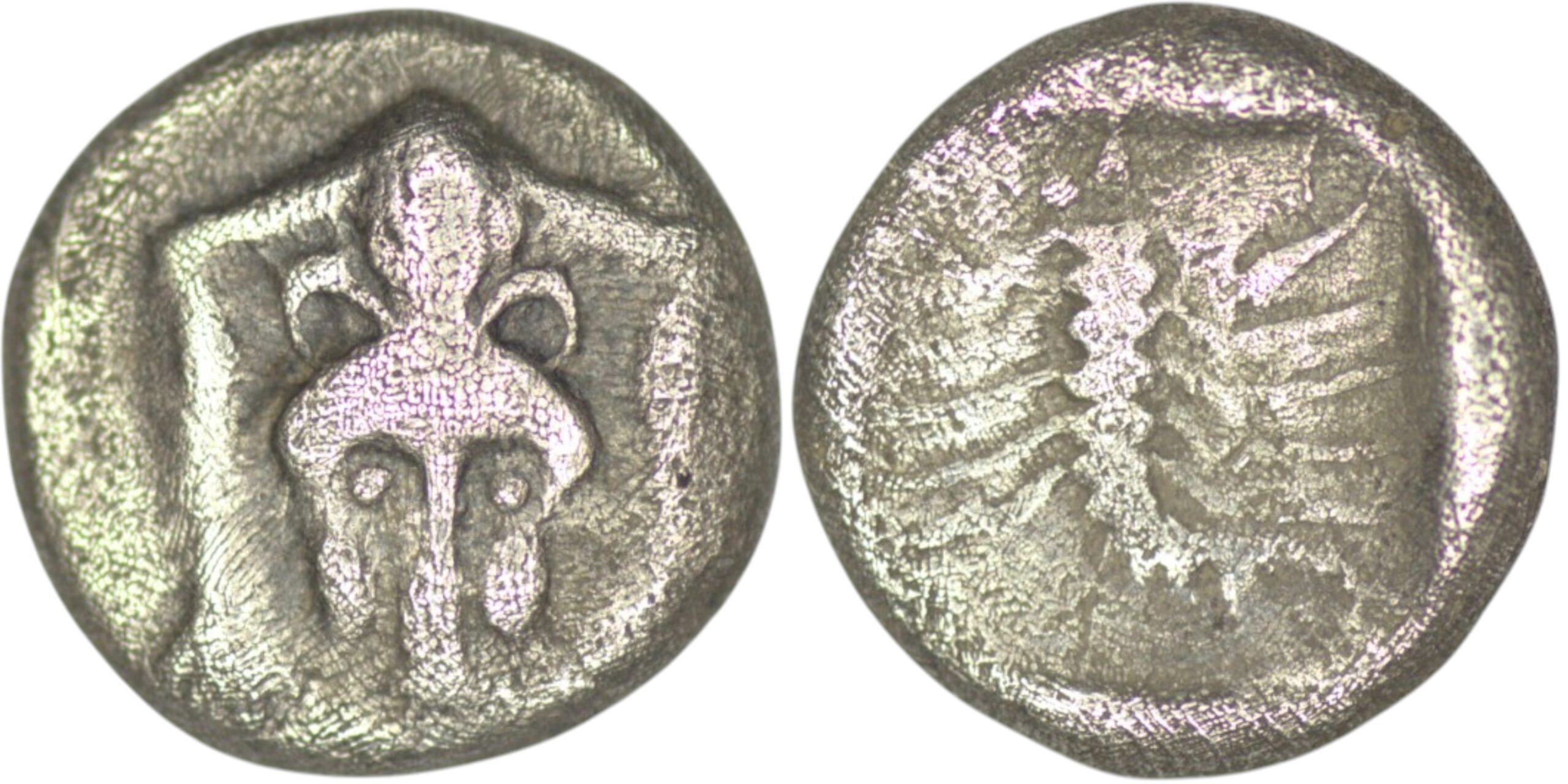 Caria. Mylasa. (Circa 450-400 BC). AR Hemiobol