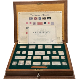 040 1977 Stamps of Royalty 25 Silver Proof Ingot Coin Set. 447.7g pure silver