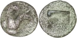 2265 Ionia. Teos. (Circa 5th Century BC). AR Tetartemorion