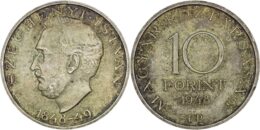 Hungary. Silver 10 Forint. 1948