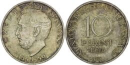Hungary. Silver 10 Forint. 1948