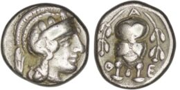 2278 Attica. Athens. (Circa 454-404 BC). AR Hemidrachm