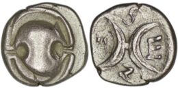 Boeotia. Thespiai. (Early-mid 4th century BC). AR Obol