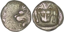 Caria. Mylasa. (Circa 420-390 BC). AR Hemiobol