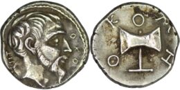 Thrace. Odrysian. Metokos (Circa 407-386 BC). AR Diobol