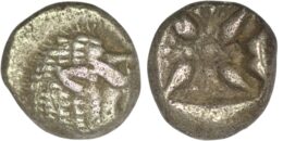 2289 Ionia. Miletos. (Circa 6th-5th centuries BC). AR Obol