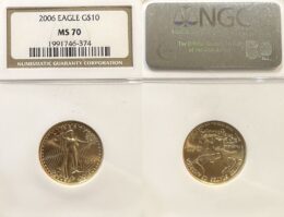 United States. Gold Eagle 10 Dollars. 2006
