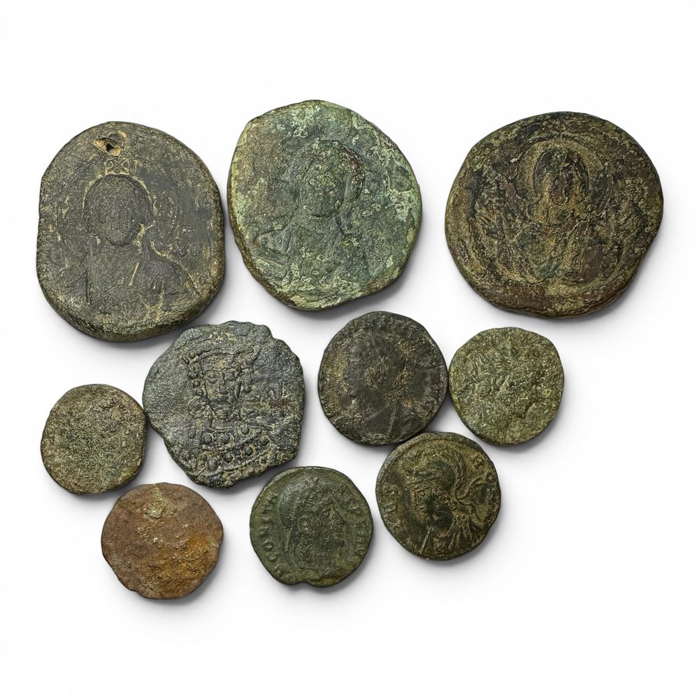 Roman and Byzantine Empire. Lot of 10 Æ