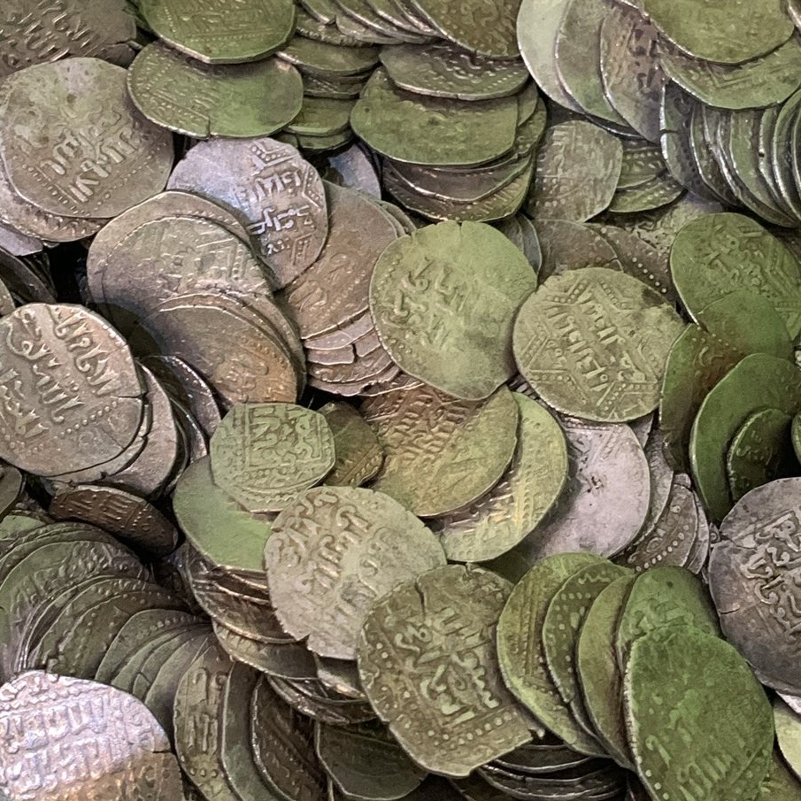 Ayyubids. AR Dirham, 1/2 Dirham