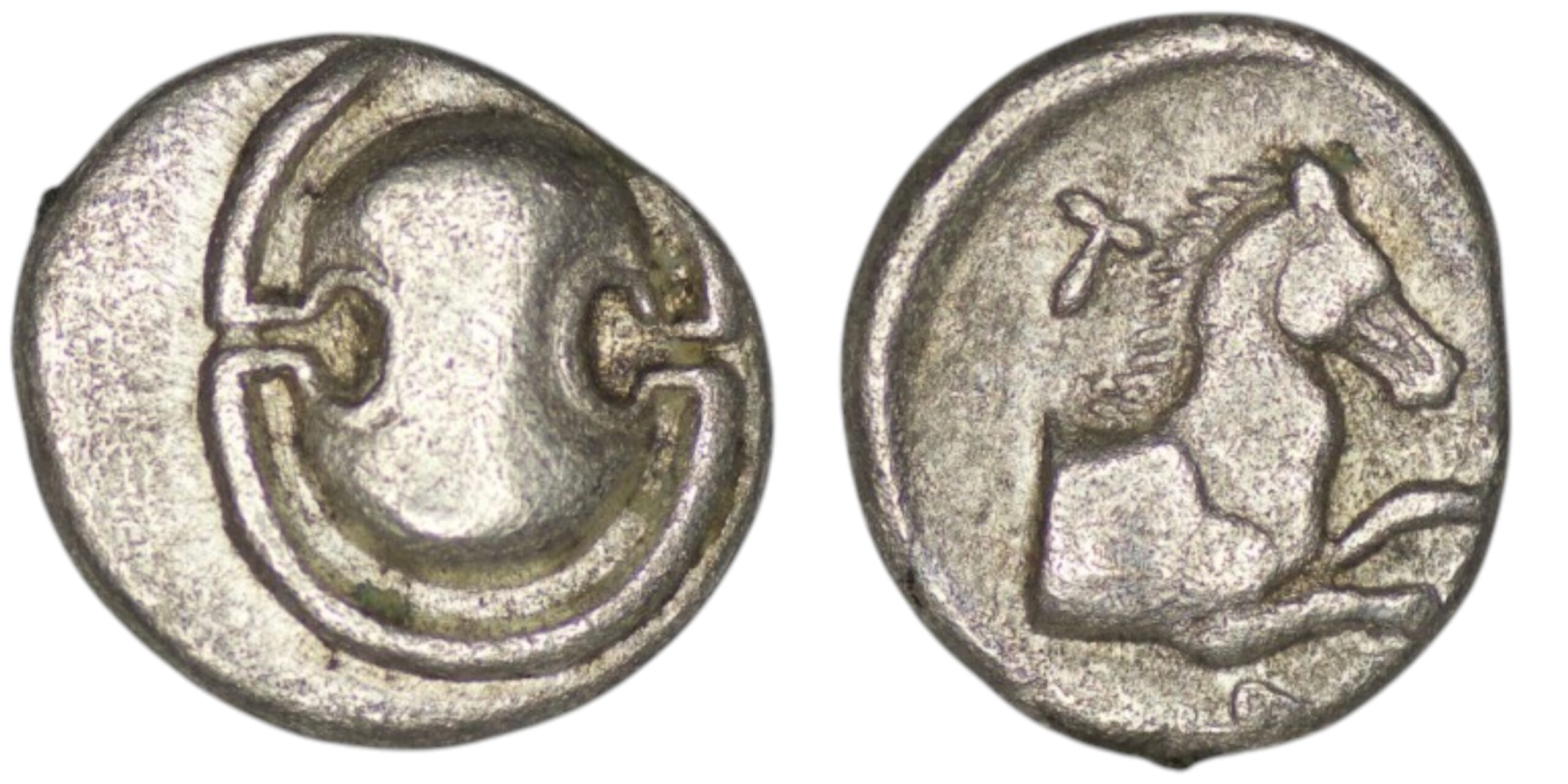 Tanagra. Boeotia. (387-374 BC). AR Obol
