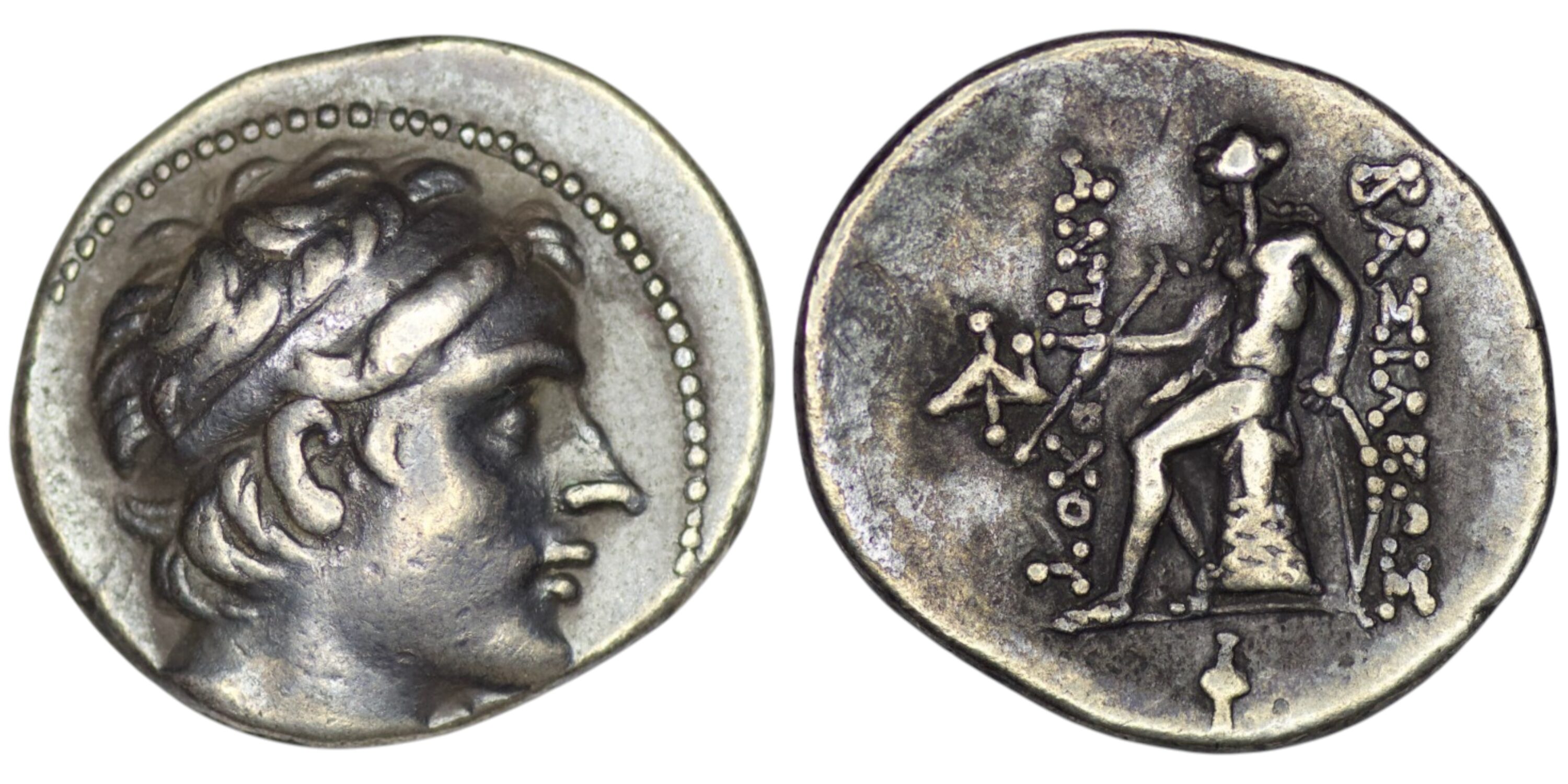 2363 Seleucid Kingdom. Antiochos III ‘the Great’ (222-187 BC). AR Drachm. Antioch on the Orontes mint