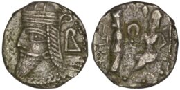 Parthian Empire. Vologases IV (Circa 147-191 AD). BI Tetradrachm. Seleukeia on the Tigris