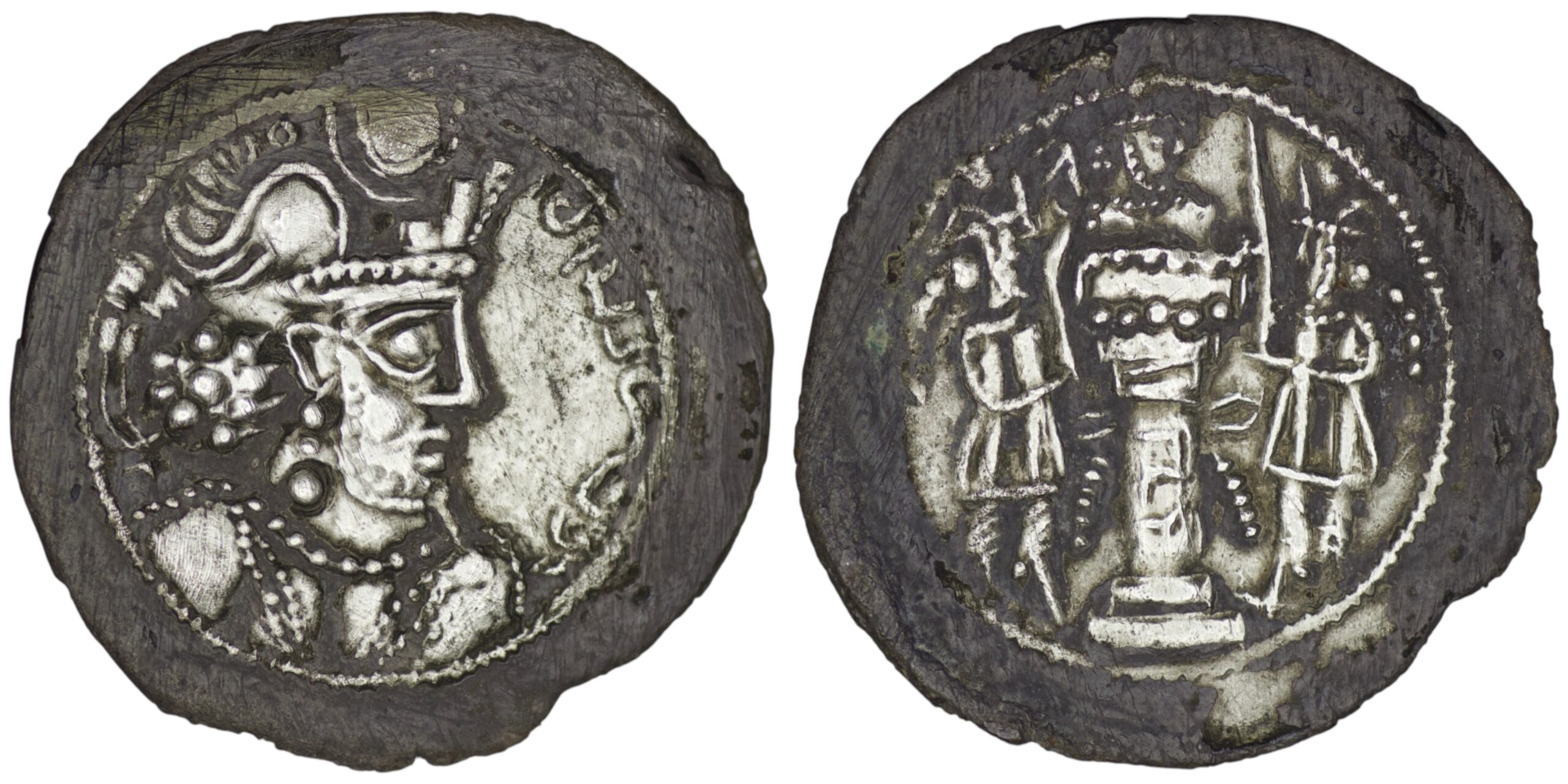 Sasanian Empire. Varhran IV (388-399 AD). AR Drachm