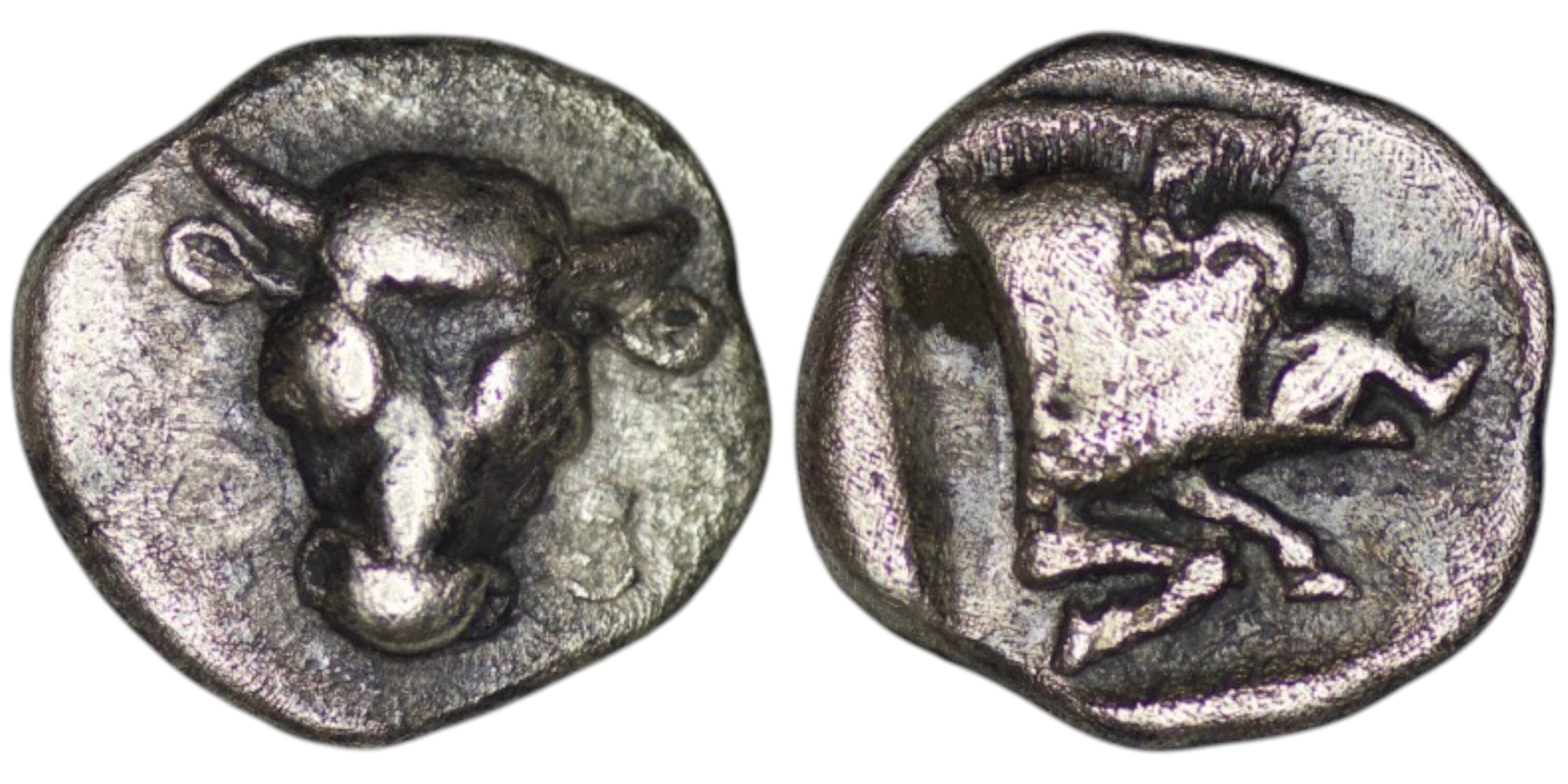 2376 Phokis, Federal Coinage. (Circa 449-447 BC). AR Obol