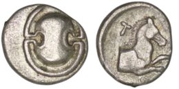 2378 Tanagra. Boeotia. (387-374 BC). AR Obol