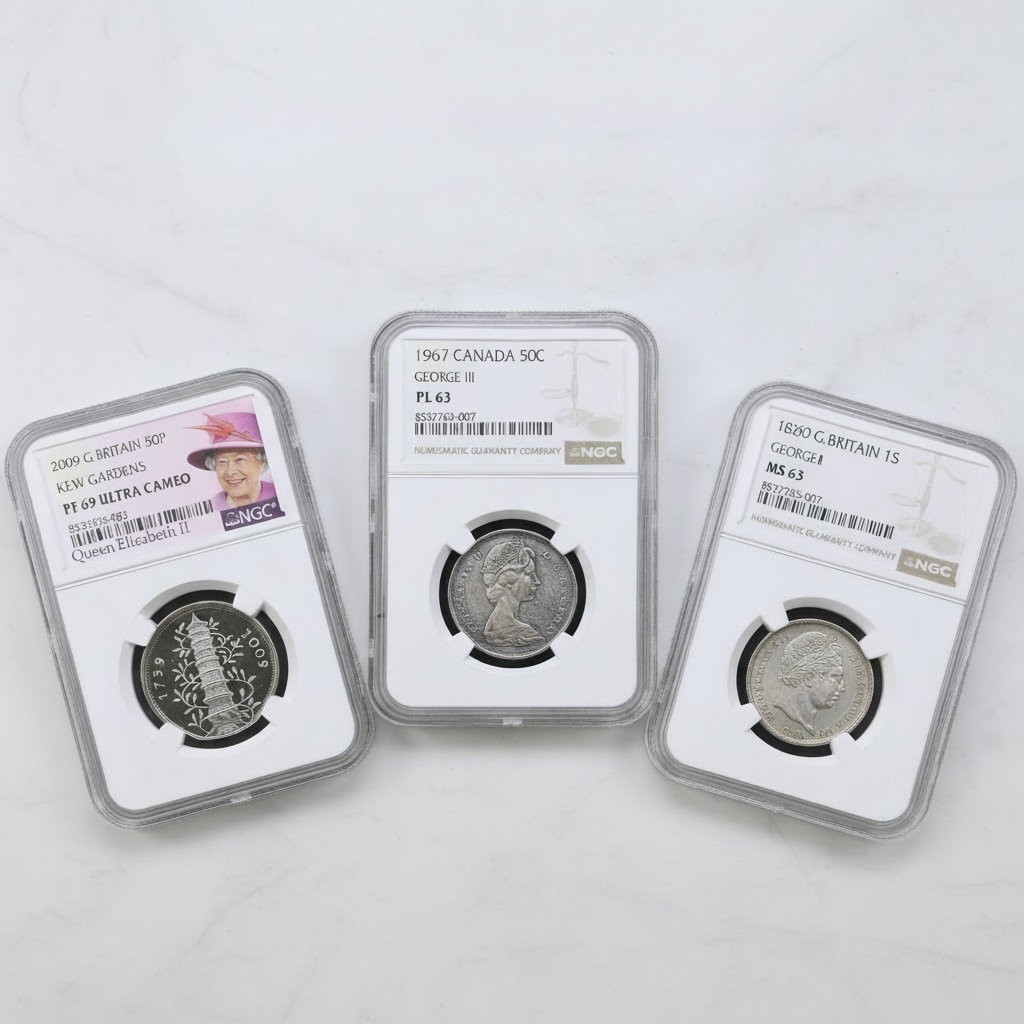 NGC & PMG Coin Grading