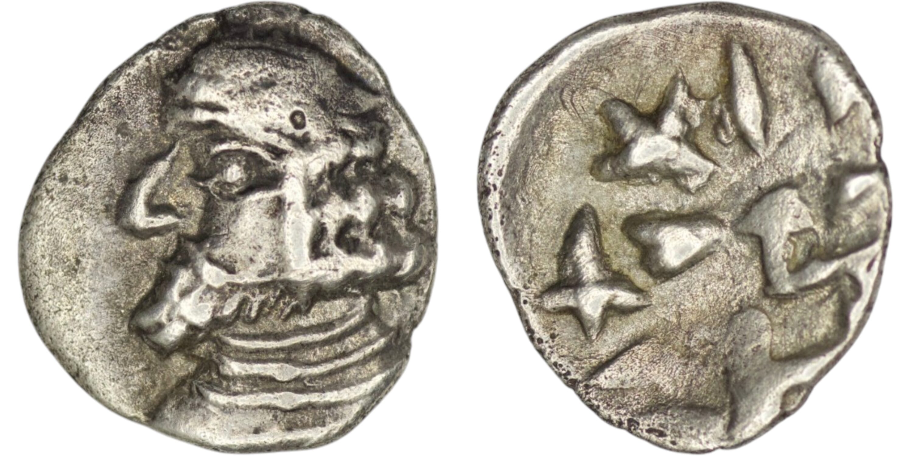 2487 Persis Kingdom. Vahsir (Oxathres) I (circa 100 BC-AD 100). AR Obol