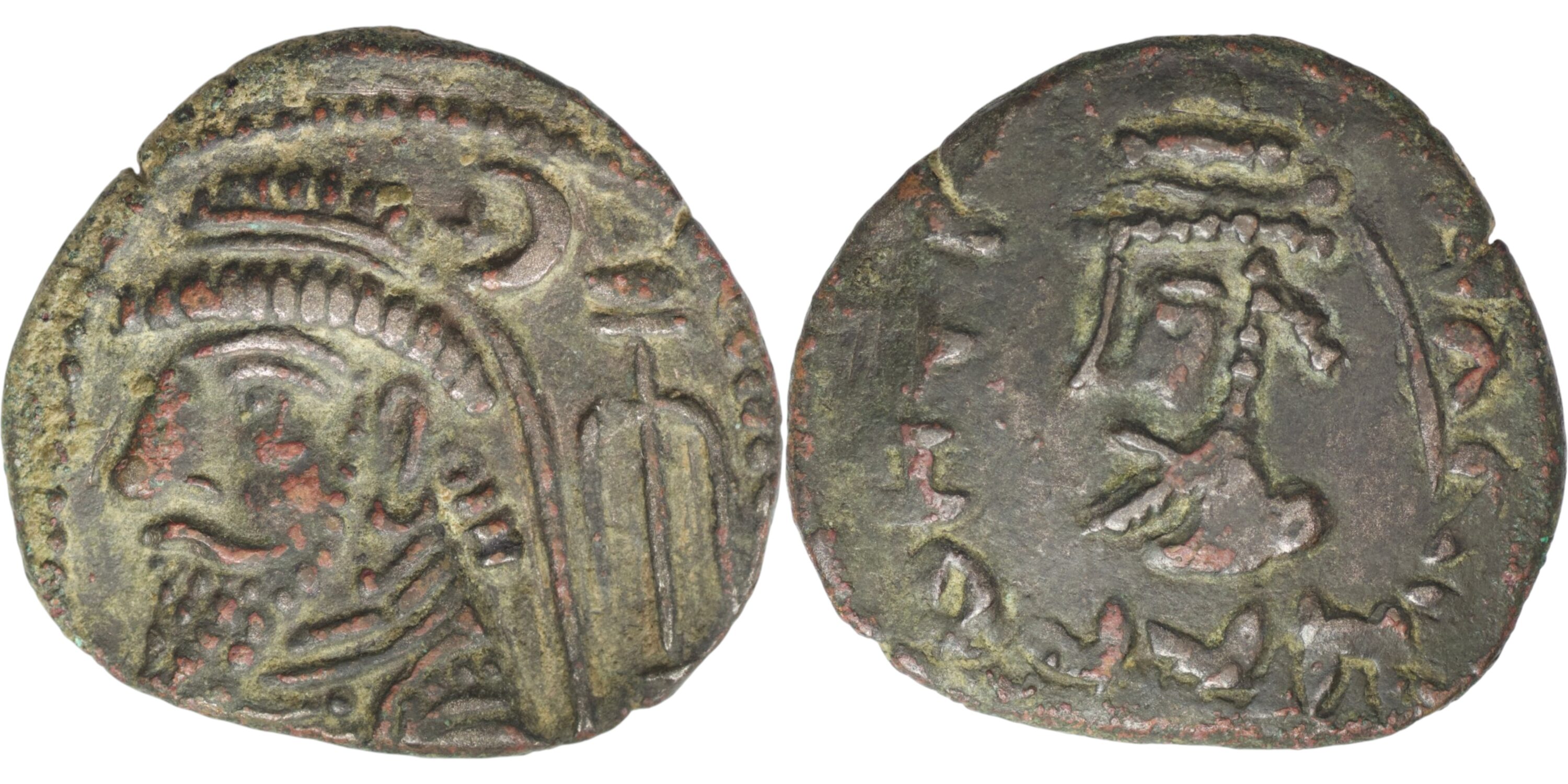 2499 Elymais. Uncertain early Arsakid kings. Æ Tetradrachm