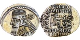 Parthian Empire. Artabanos IV (AD circa 10-38). AR Drachm. Ekbatana