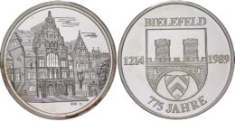 Bielefeld Medals Silver (999) 1989. 775 yearsBielefeld