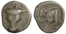 Phokis. Federal Coinage. (Circa 460-458 BC). AR Obol