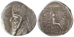 Parthian Empire. Mithradates II the Great (c. 124-91 BC). AR Drachm. Rhagae