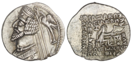 2661 Parthian Empire. Phraates IV (38-2 BC). AR Drachm. Mithradatkart