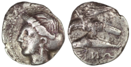 Paphlagonia. Sinope (Circa 330-300 BC). Agreos, magistrate. AR Drachm