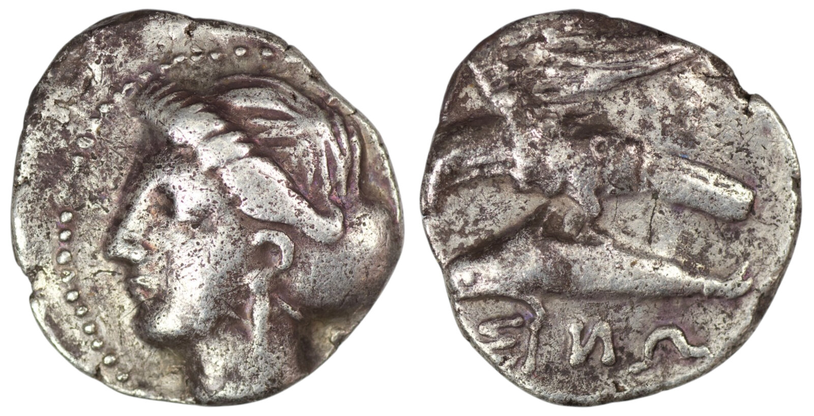 2667 Paphlagonia. Sinope (Circa 330-300 BC). Agreos, magistrate. AR Drachm