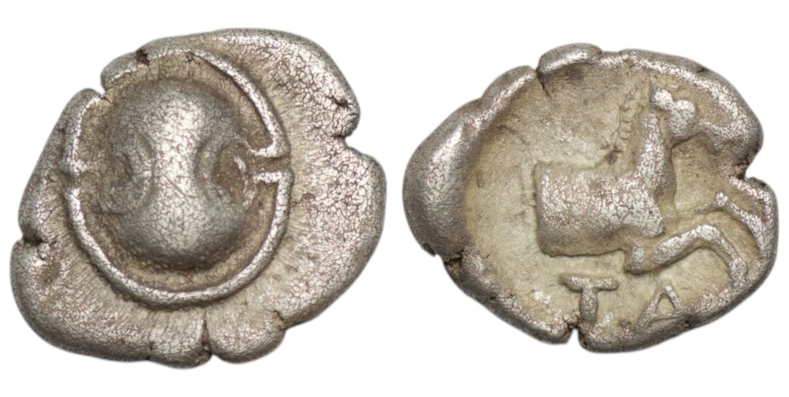 2669 Tanagra. Boeotia. (387-374 BC). AR Obol