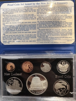 New Zealand Seven coin set